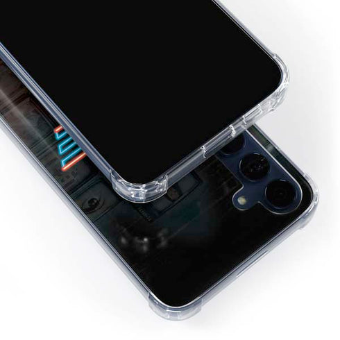 Wonder Woman 1984 (2020) Neon Logo Galaxy A35 5G Clear Case